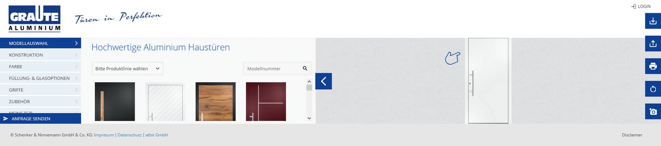 Aluminium Haustüren von Johann Graute GmbH & Co. KG